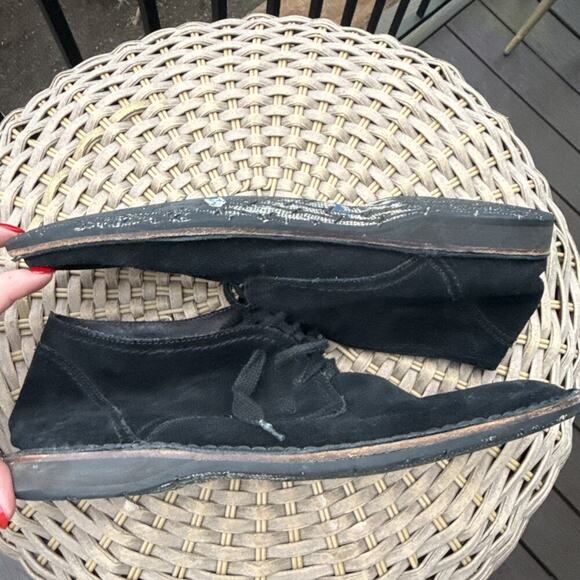 John Varvatos Star USA Chukka Lace Up Boots Men Size 11 M Black Suede